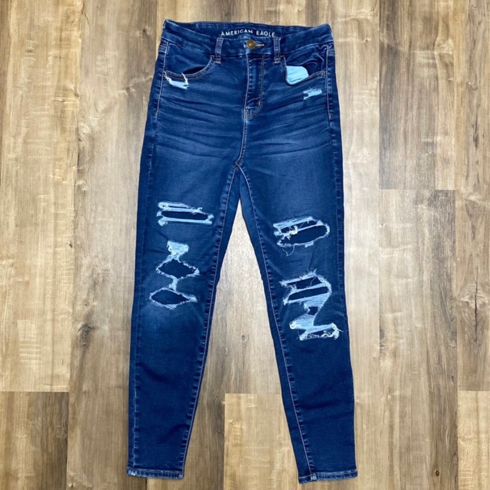 AEO hi rise jeans